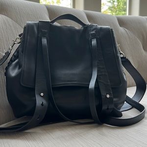 All Saints leather backpack